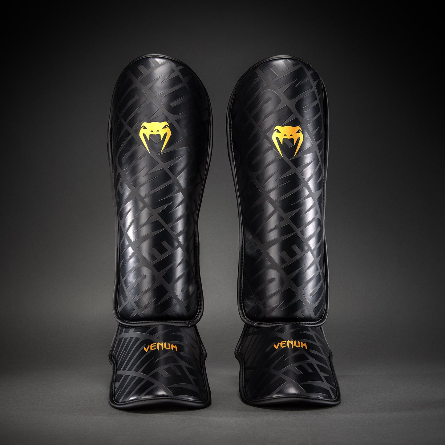 Venum Contender 1.5 XT 3D Shin Guards - Black/Gold