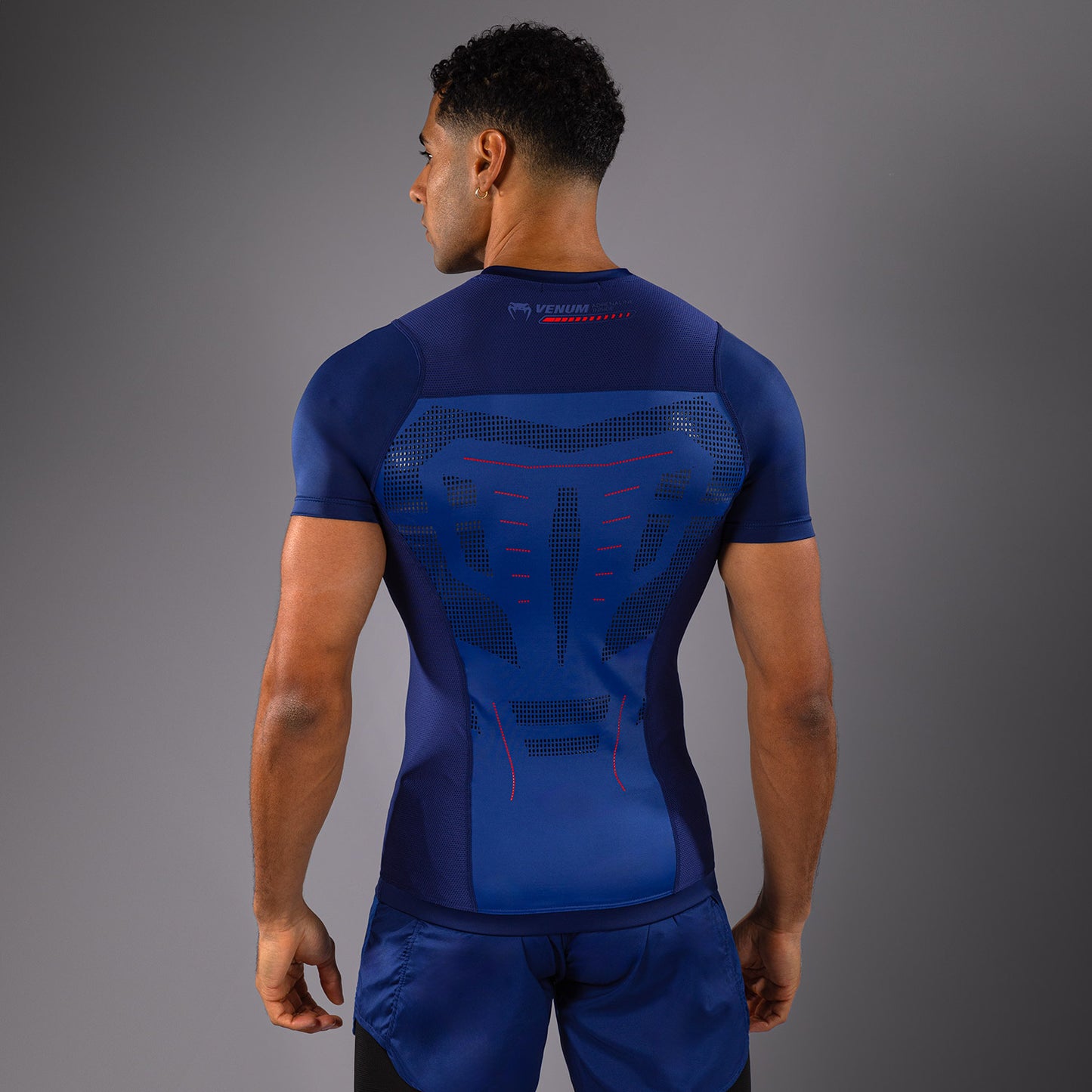 Venum Technical 3.0 Short Sleeve Rashguard - Night Blue