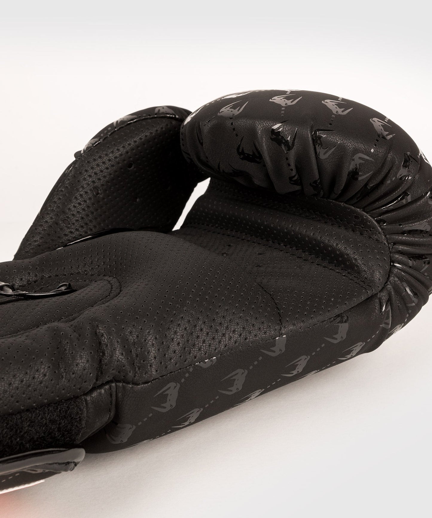 Venum Impact Monogram Boxing Gloves - Black/Pink Gold