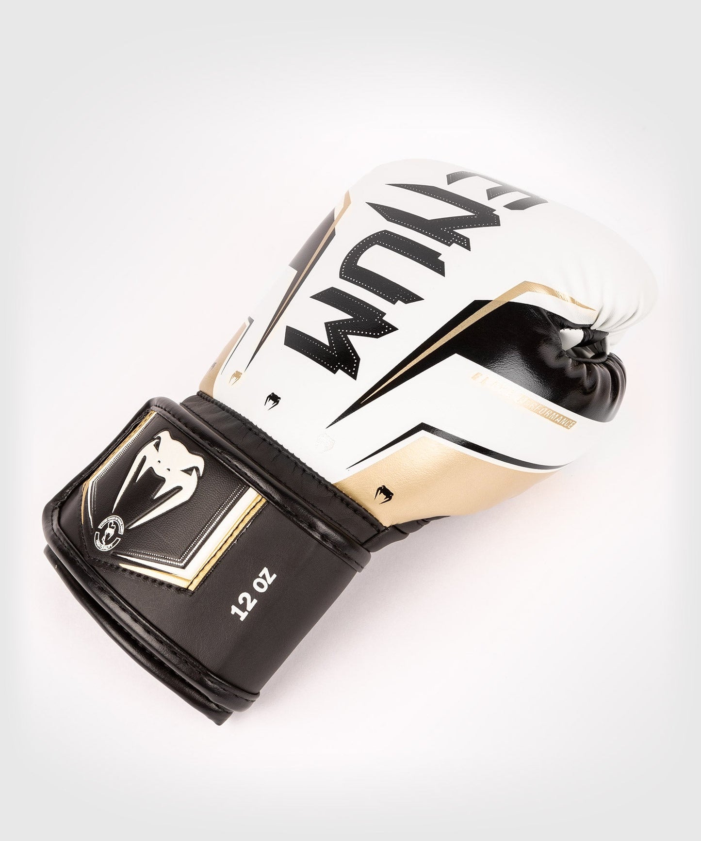 Venum Elite Evo Boxing Gloves - White/Gold