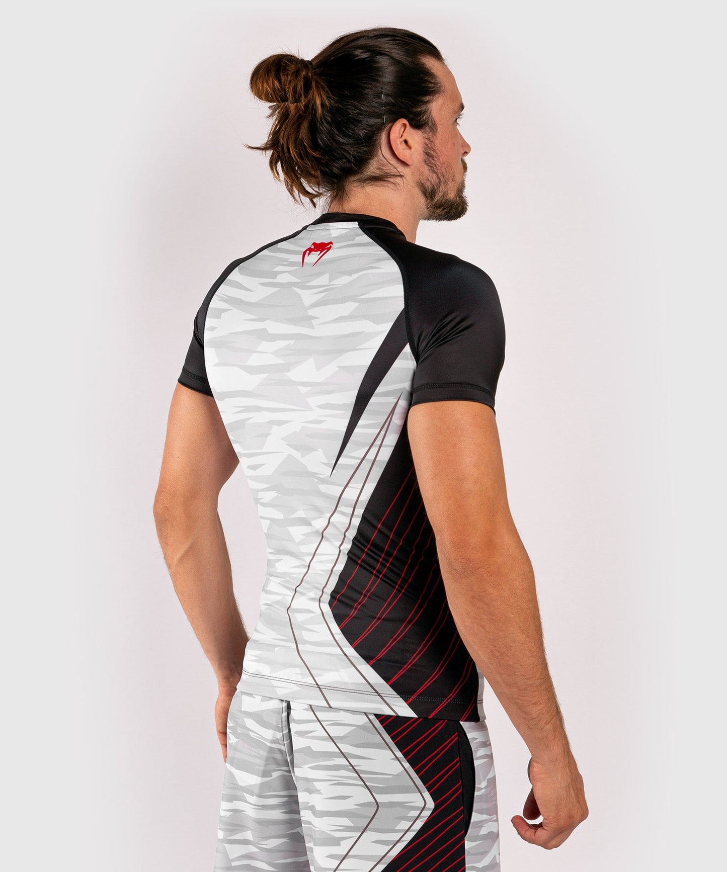 Venum Contender 5.0 Rashguard - Short sleeves - White/Camo