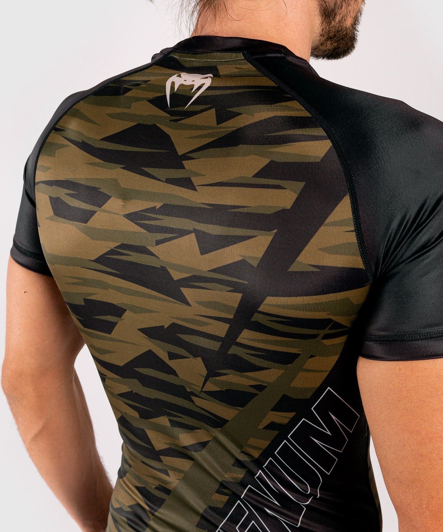 Venum Contender 5.0 Rashguard - Short sleeves - Khaki camo
