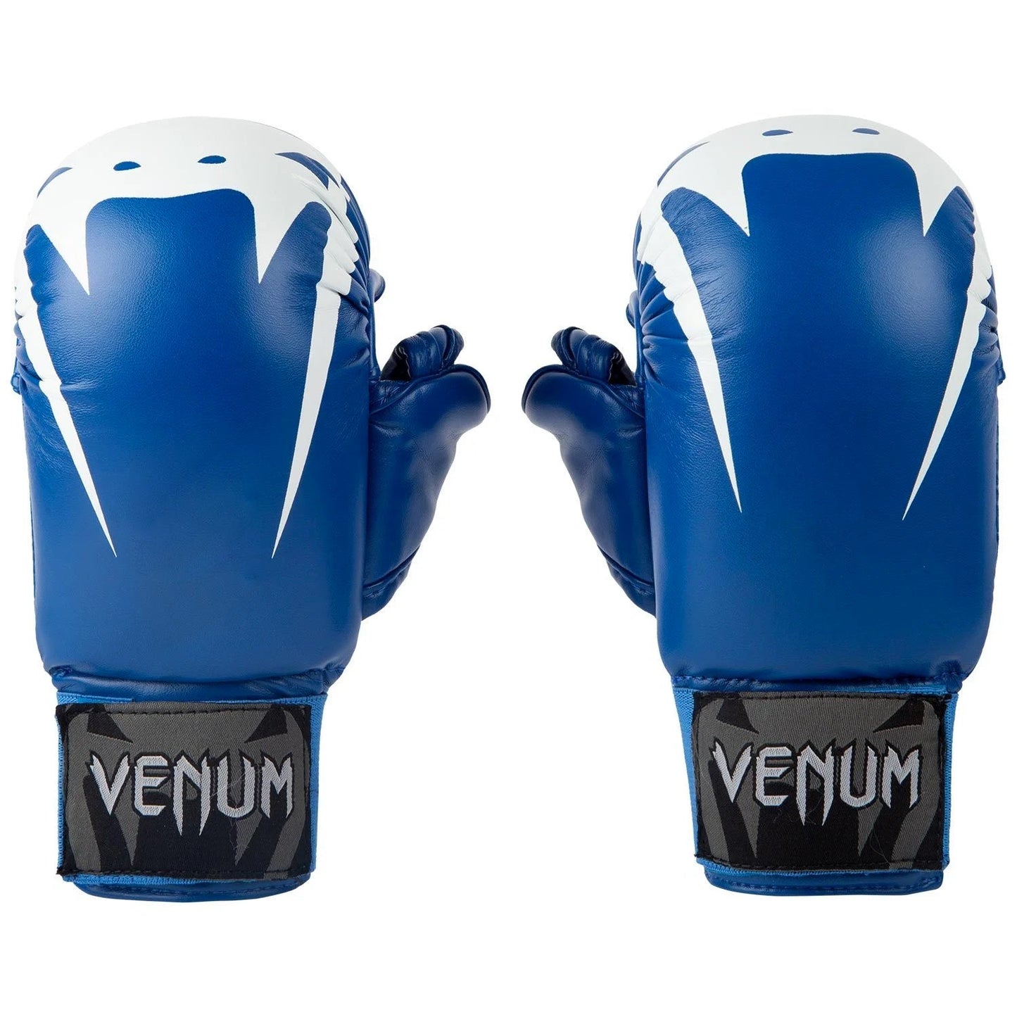 Venum Giant Karate Mitts - With Thumbs - Blue