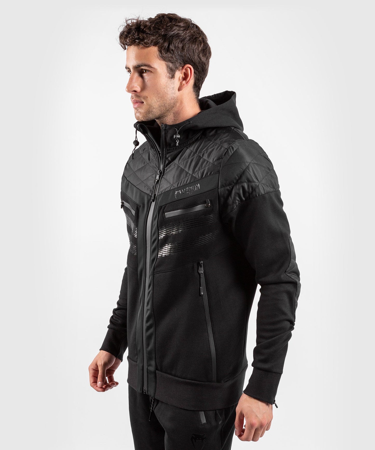 Venum Laser 2.0 Hoodie - Black/Black