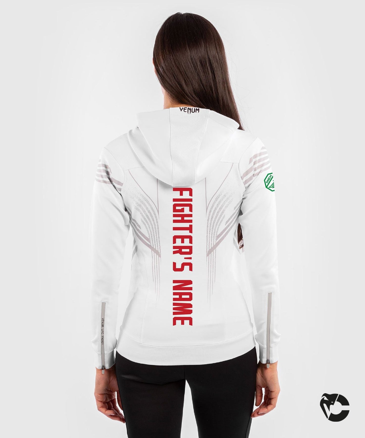 UFC Venum Fighters Authentic Fight Night Women's Walkout Hoodie - White