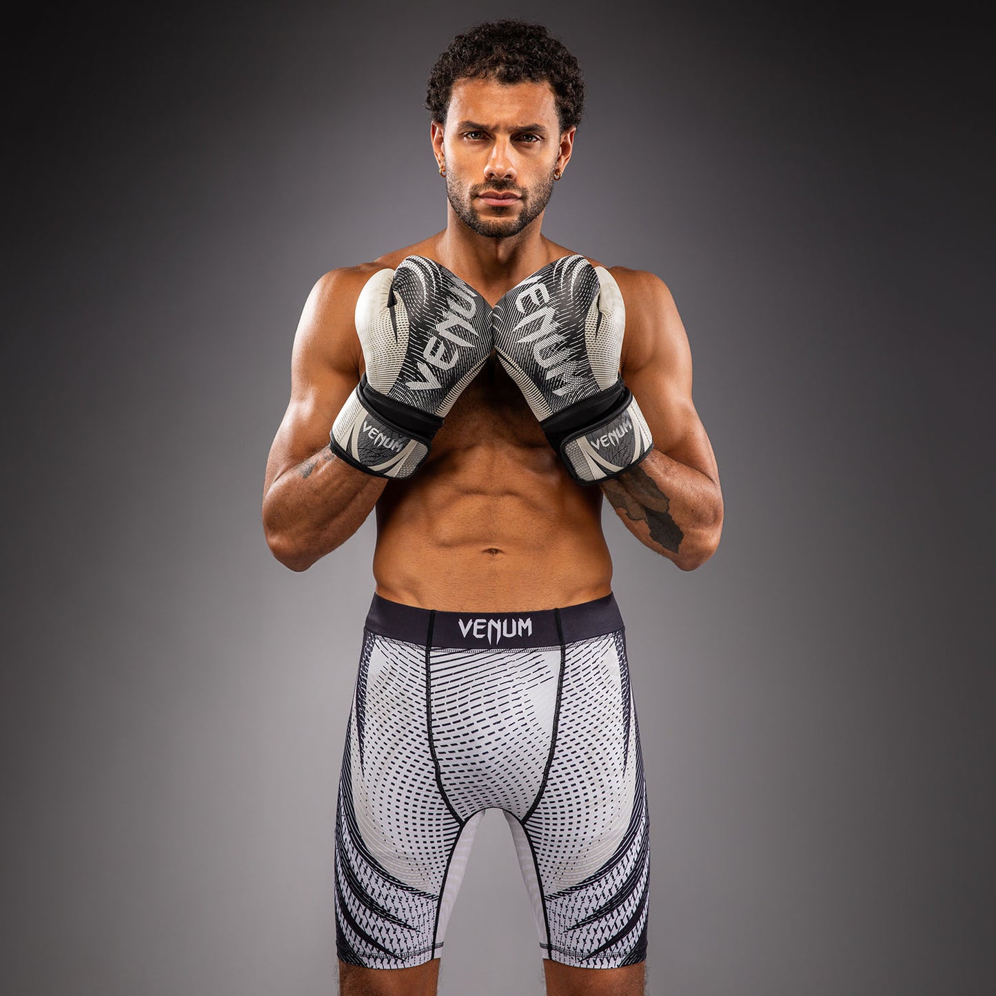 Venum Galactic 3.0 Vale Tudo Shorts - Off-White/Black