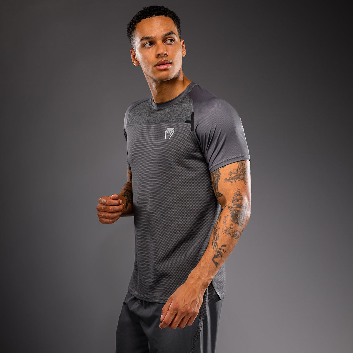 Venum G-Fit Scale Dry Tech T-Shirt - Grey