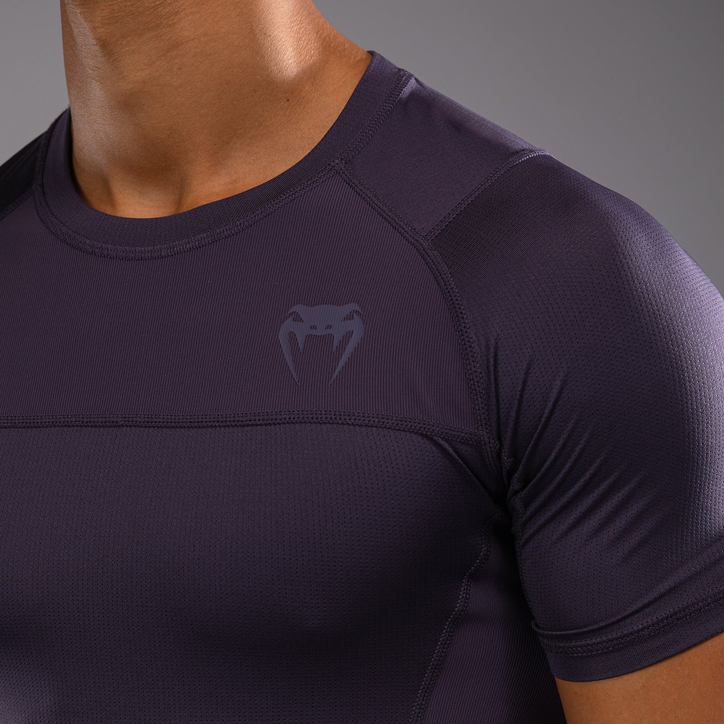 Venum G-Fit Air Men's Short Sleeve Rashguard - Deep Purple