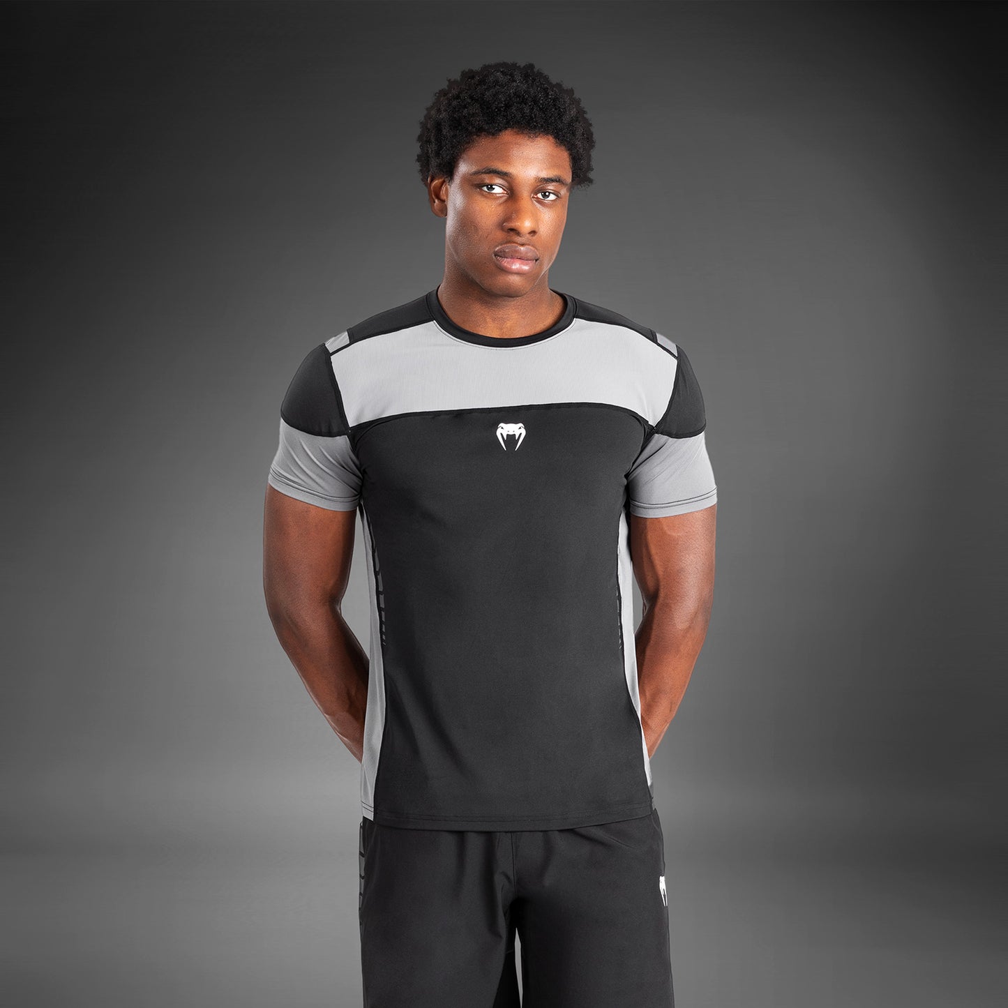 Venum Tempest Men's Dry-Tech T-Shirt - Black/Grey