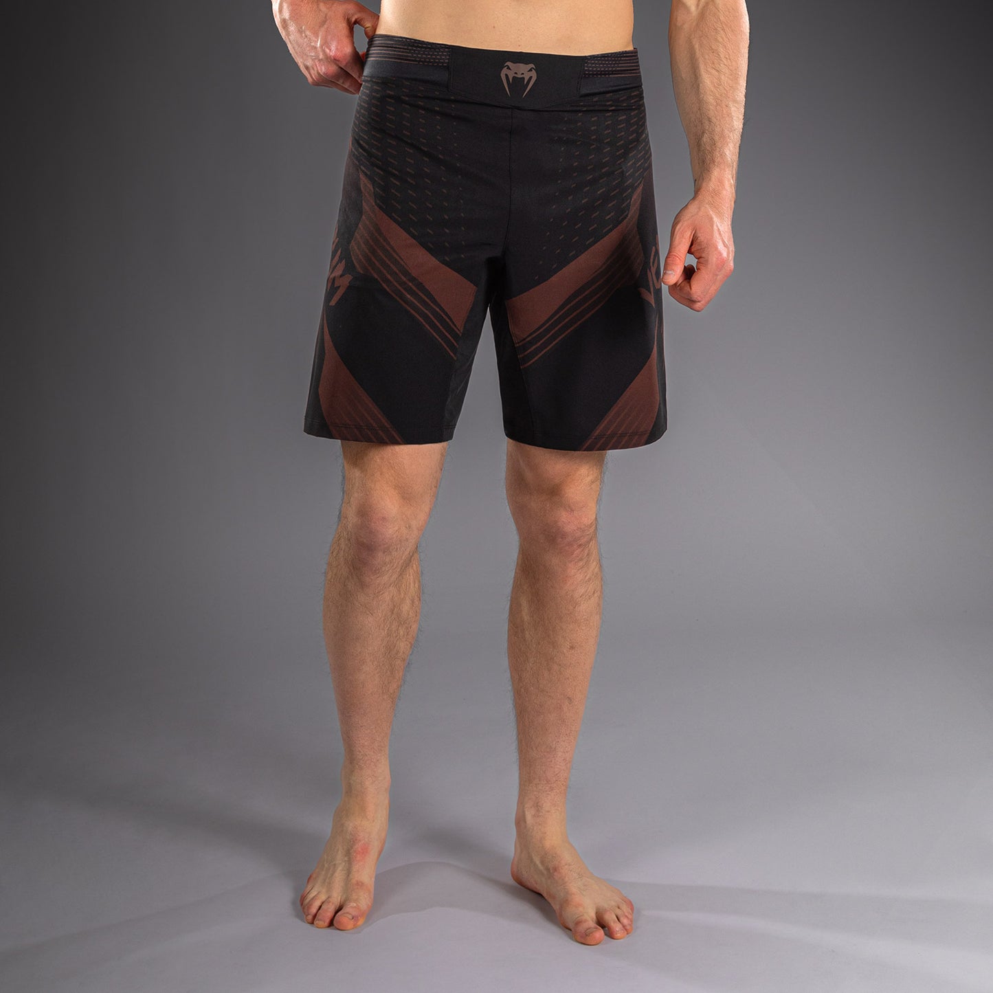 Venum No-Gi 6.0 Fight Shorts - Black/Brown