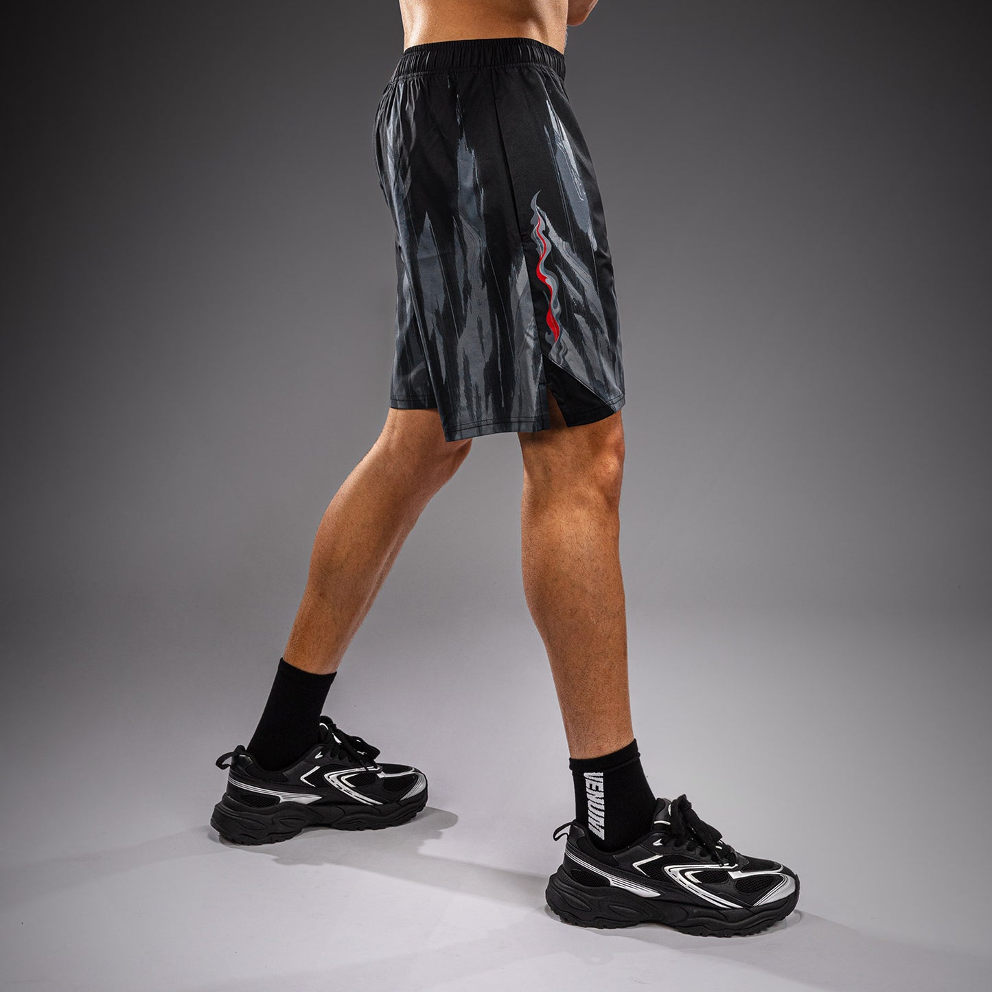 Venum Demon Training Shorts - Black/Grey