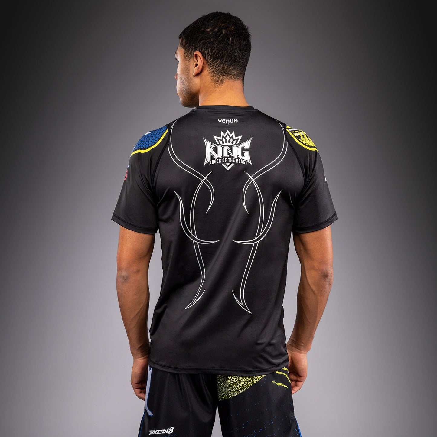 Venum x TEKKEN 8 Dry-Tech T-Shirt - King - Black/Yellow