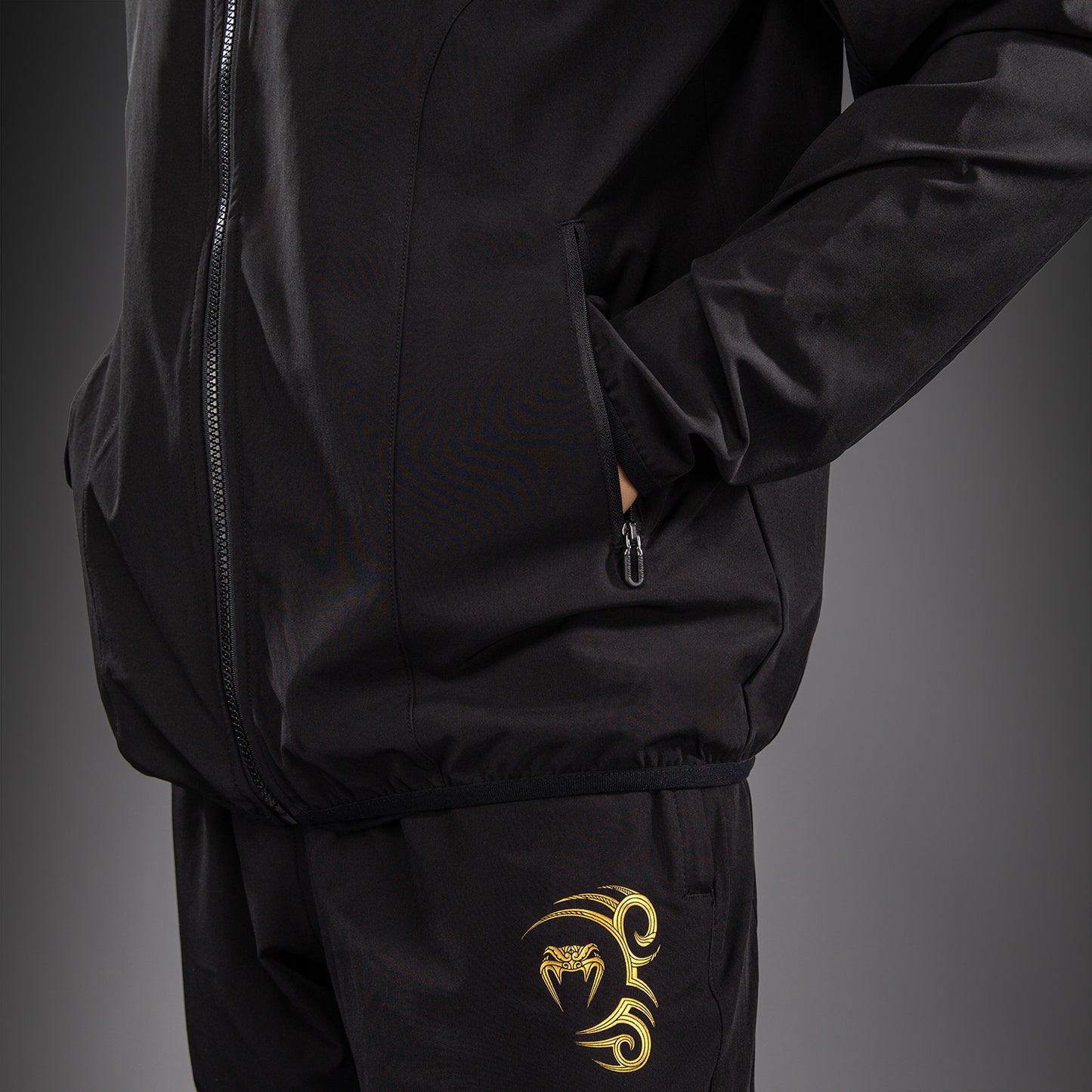 Venum x Mike Tyson Tiger Track Jacket - Black/Gold
