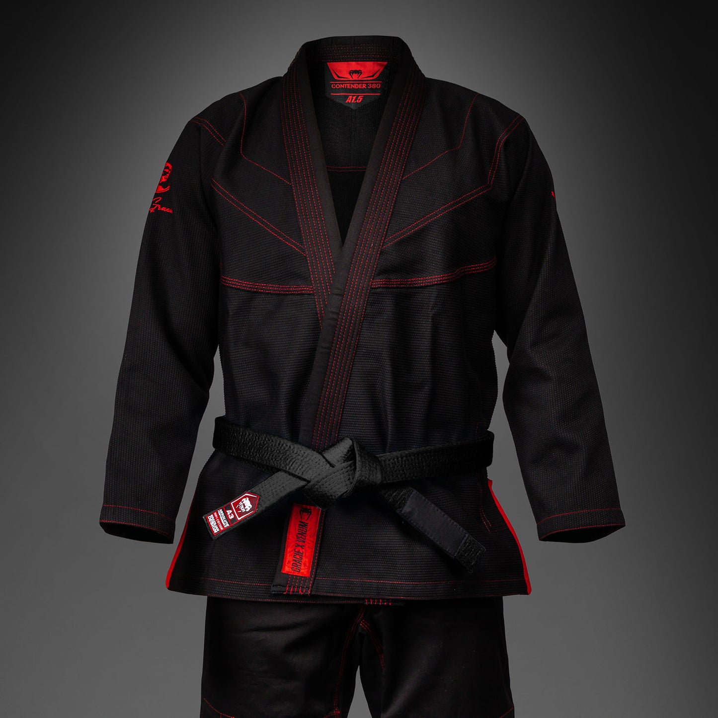 Venum x Roger Gracie Signature BJJ Gi - Black/Red