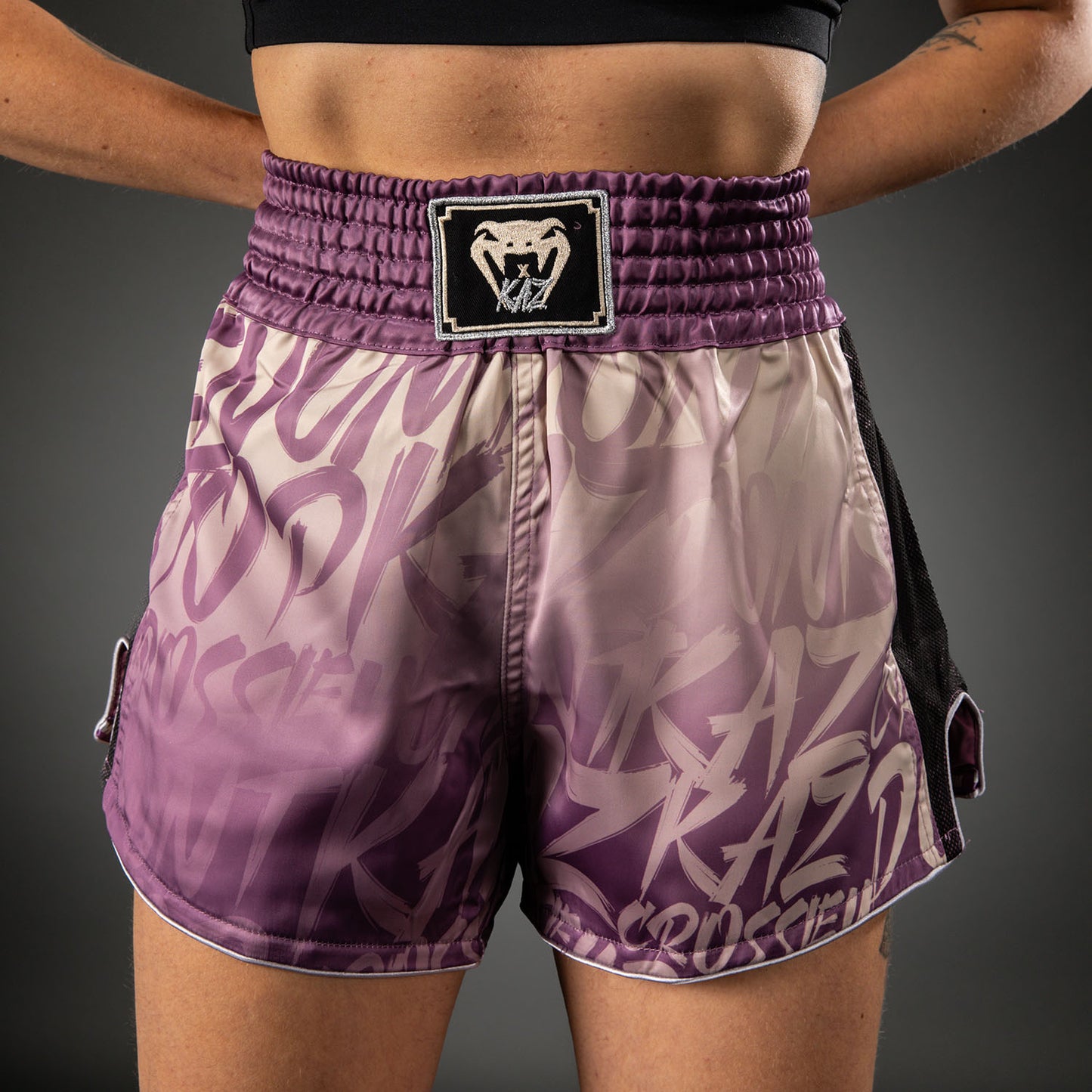 Kaz x Venum Muay Thai Shorts - Dusky Orchid
