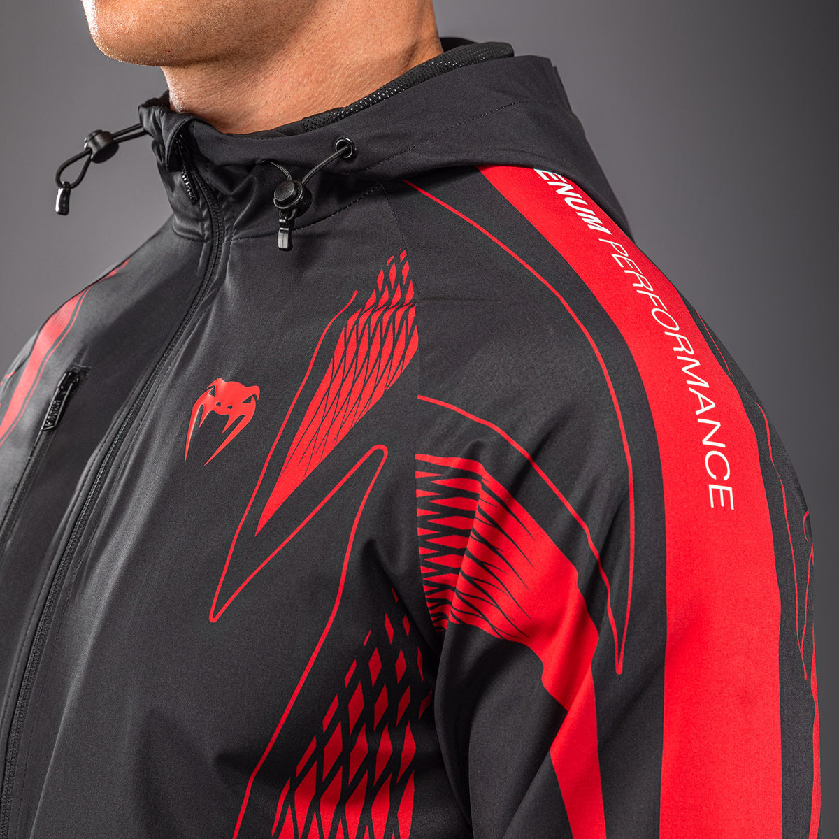 Venum Amazonia Reborn Track Jacket - Black/Red