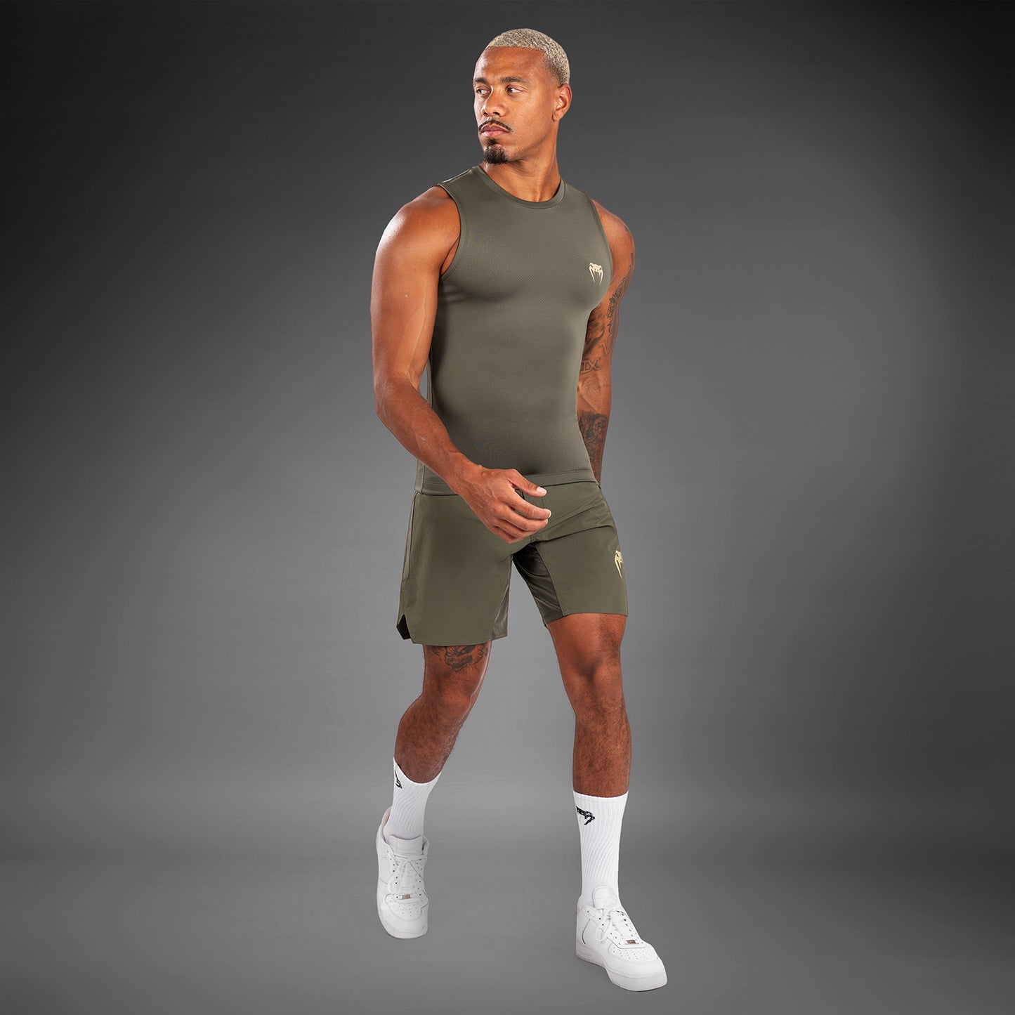 Venum Contender Men’s Sleeveless Rashguard - Khaki