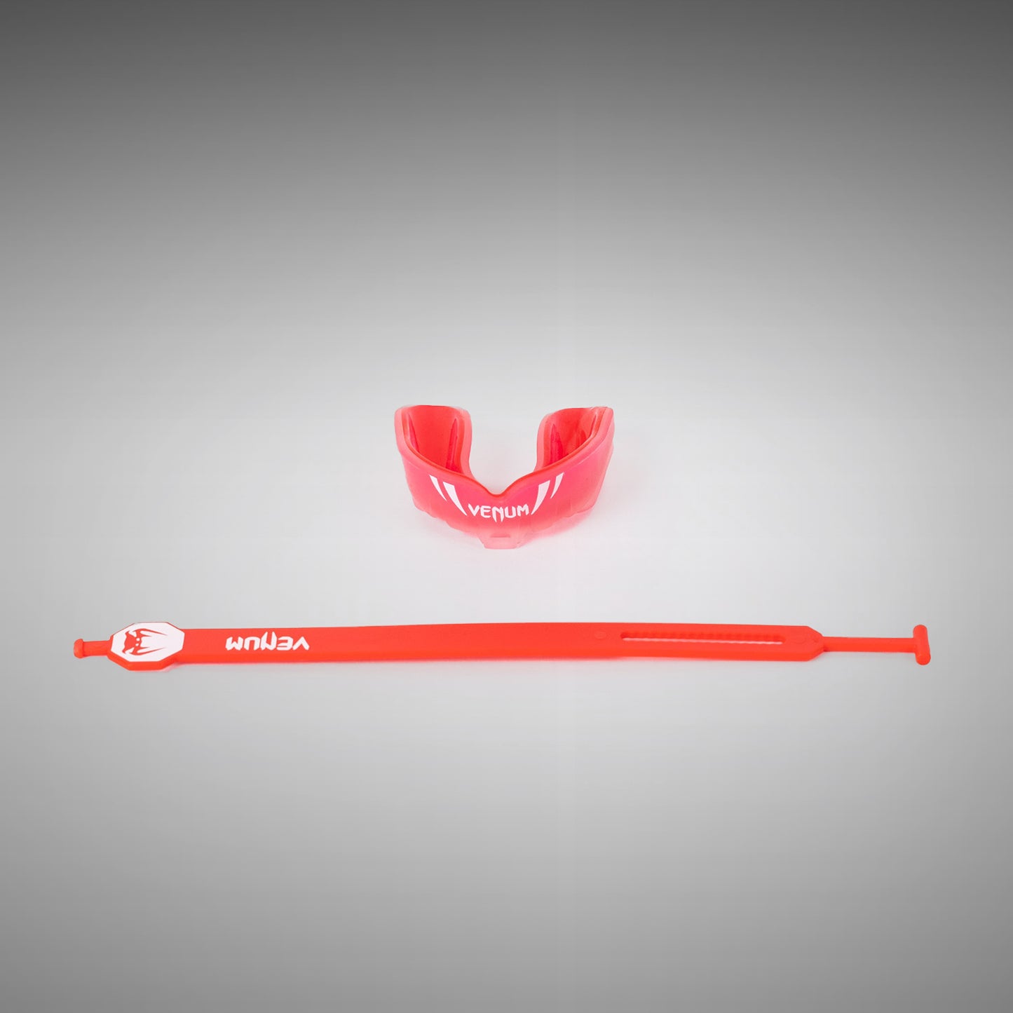 Venum Challenger Kids Mouthguard Strap/Straples - Red Transparent