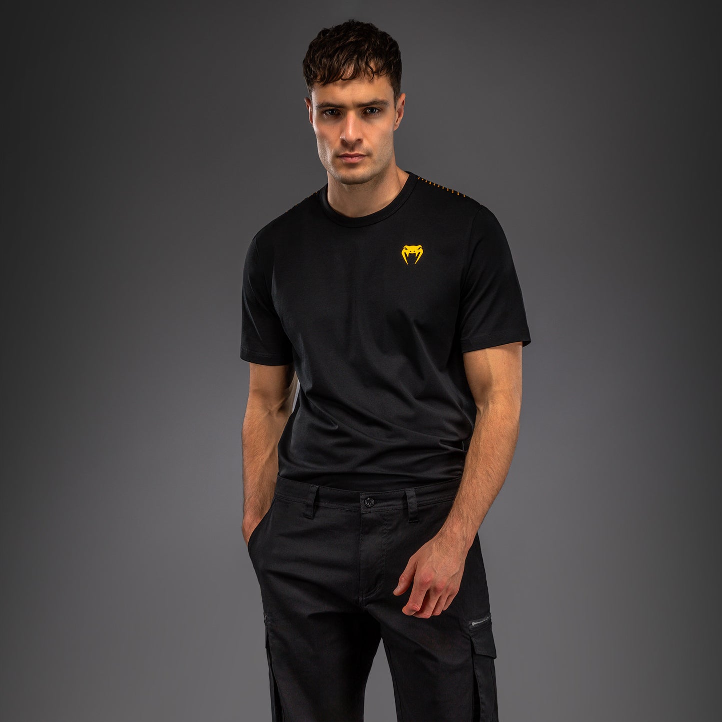 Venum Quetzal Fury T-Shirt - Black/Fury Red/ Tangerine