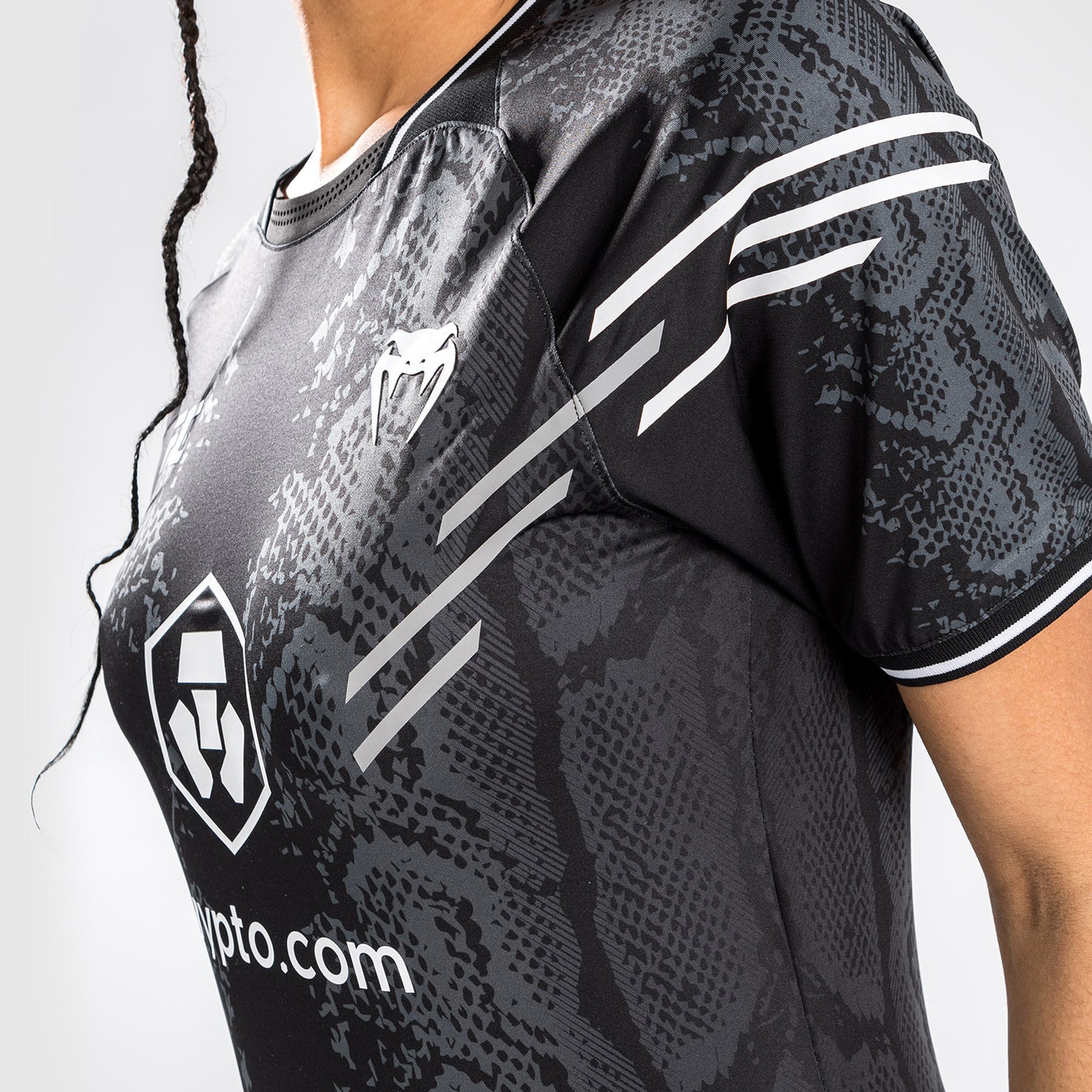 UFC Adrenaline by Venum Personalized Authentic Fight Night Women's Walkout Jersey - Black