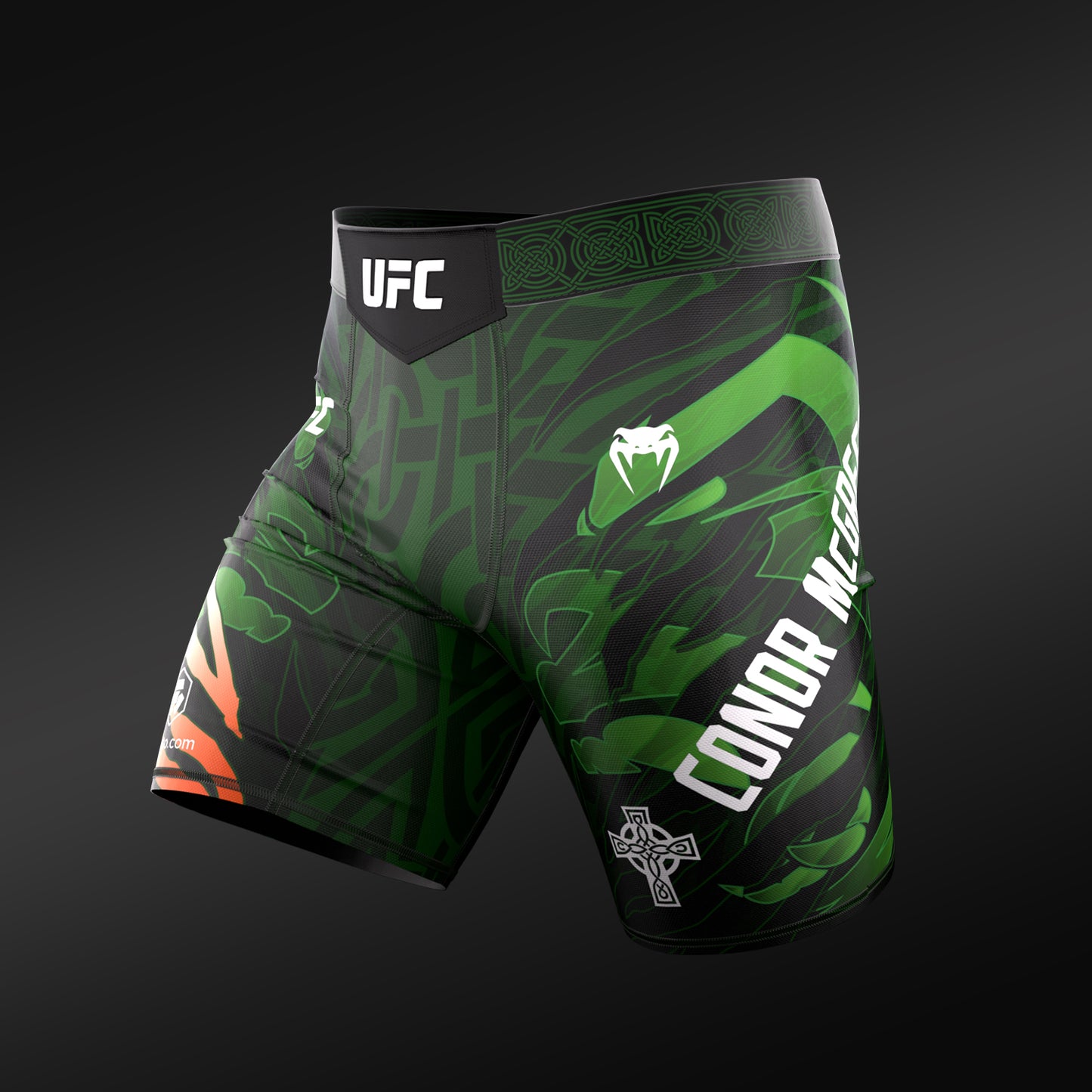 Men’s UFC Unrivaled by Venum Green Conor McGregor Vale Tudo Short