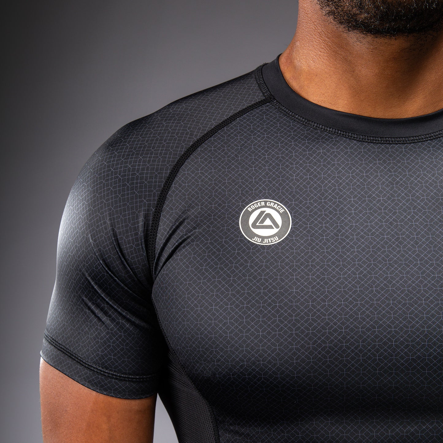 Venum x Roger Gracie Academy Short Sleeve Rashguard - Black