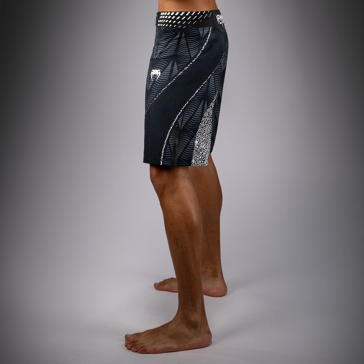 Men's UFC Zenith by Venum Black Authentic Fight Night Long Fit Fight Short Personalized