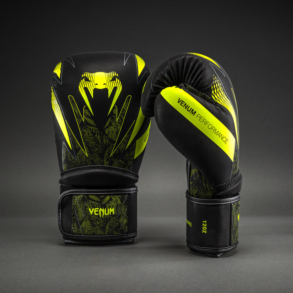 Venum Impact Amazonia Reborn Boxing Gloves - Black/Green