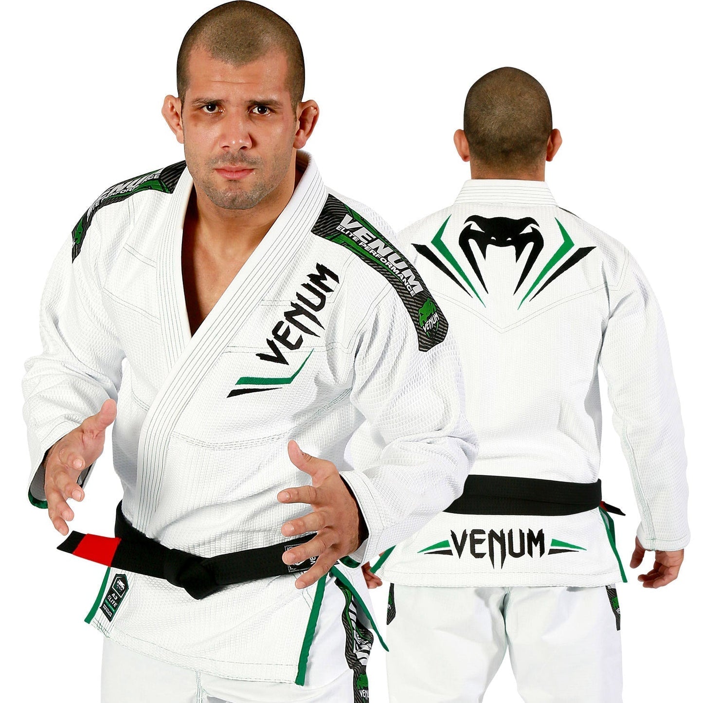 Venum Elite BJJ Gi - White/Green
