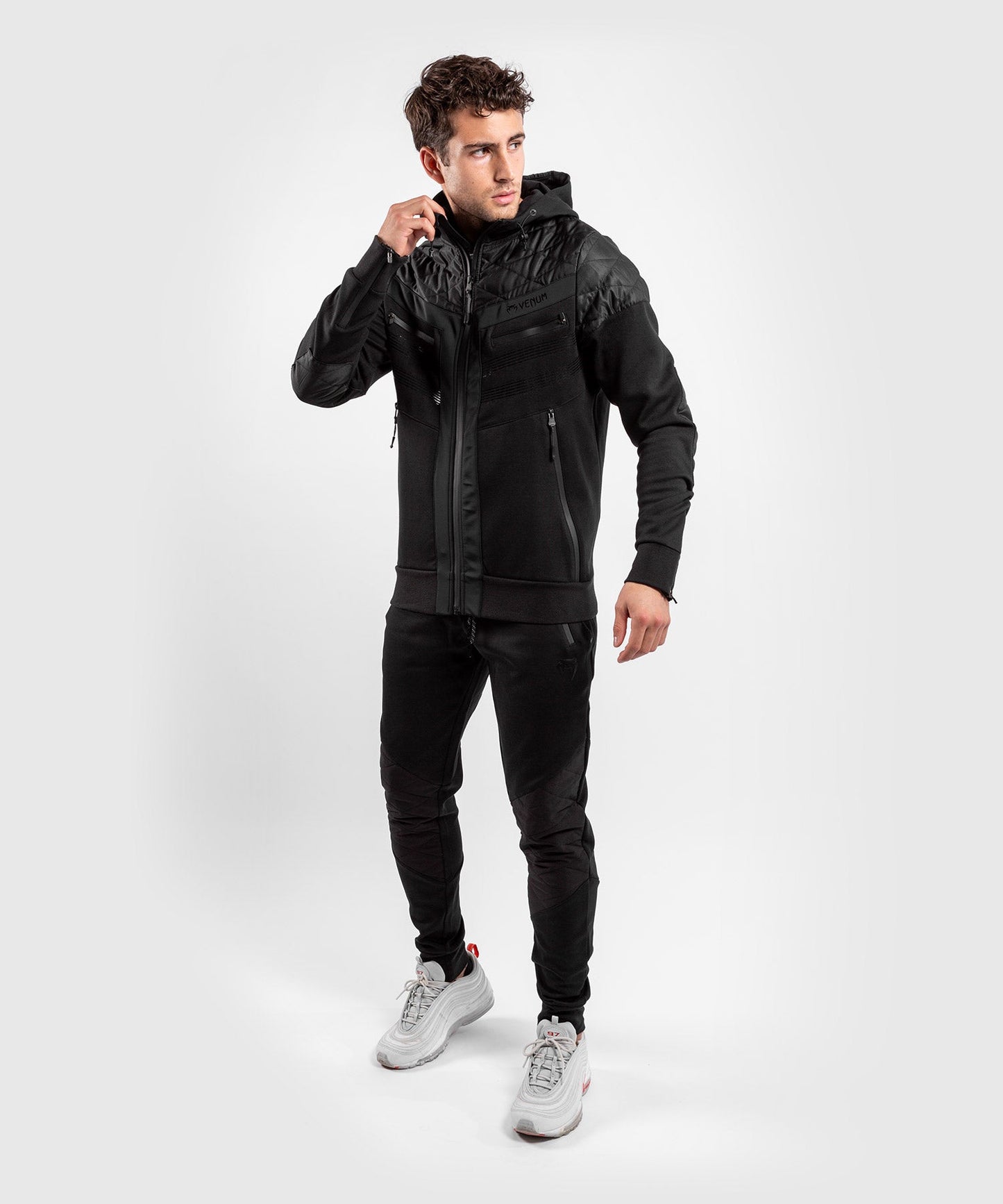 Venum Laser 2.0 Hoodie - Black/Black