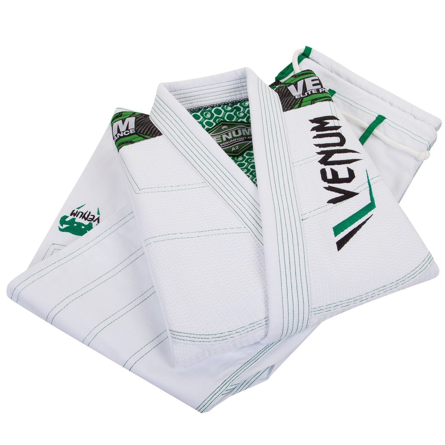 Venum Elite BJJ Gi - White/Green