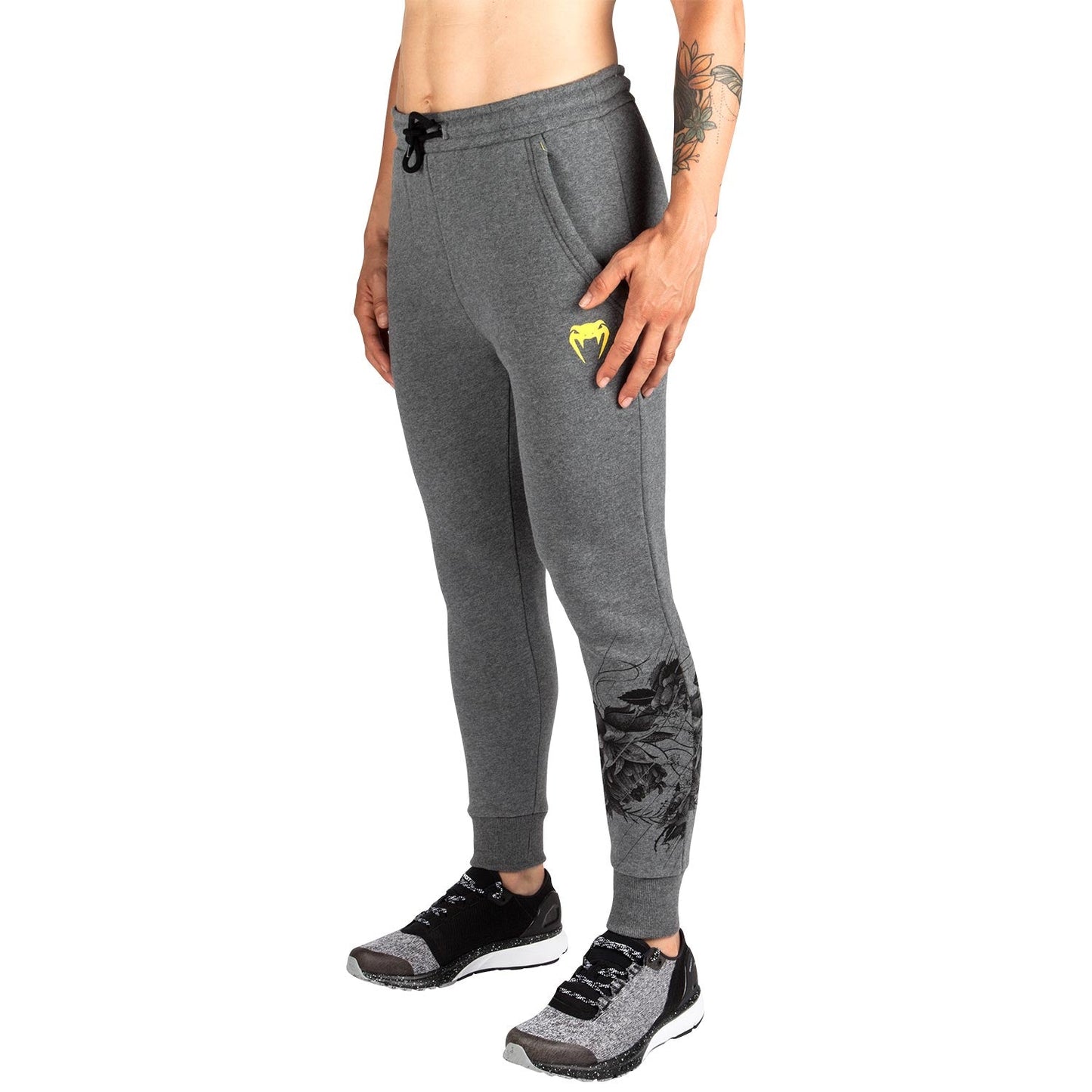 Venum Floral Joggers - Heather Grey - For Women