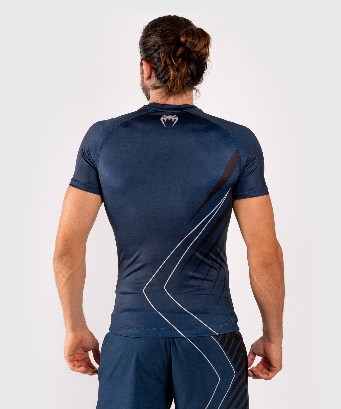 Venum Contender 5.0 Rashguard - Short sleeves - Navy/Sand