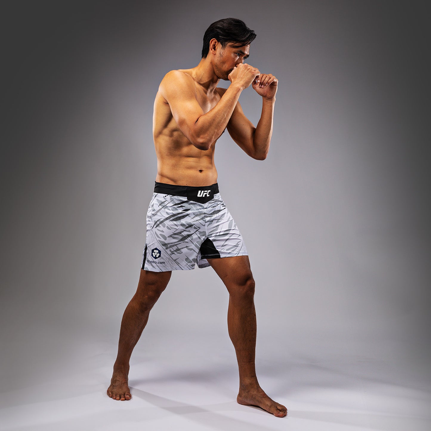 UFC Fusion by Venum Authentic Fight Night Men’s Fight Short - Short Fit - White