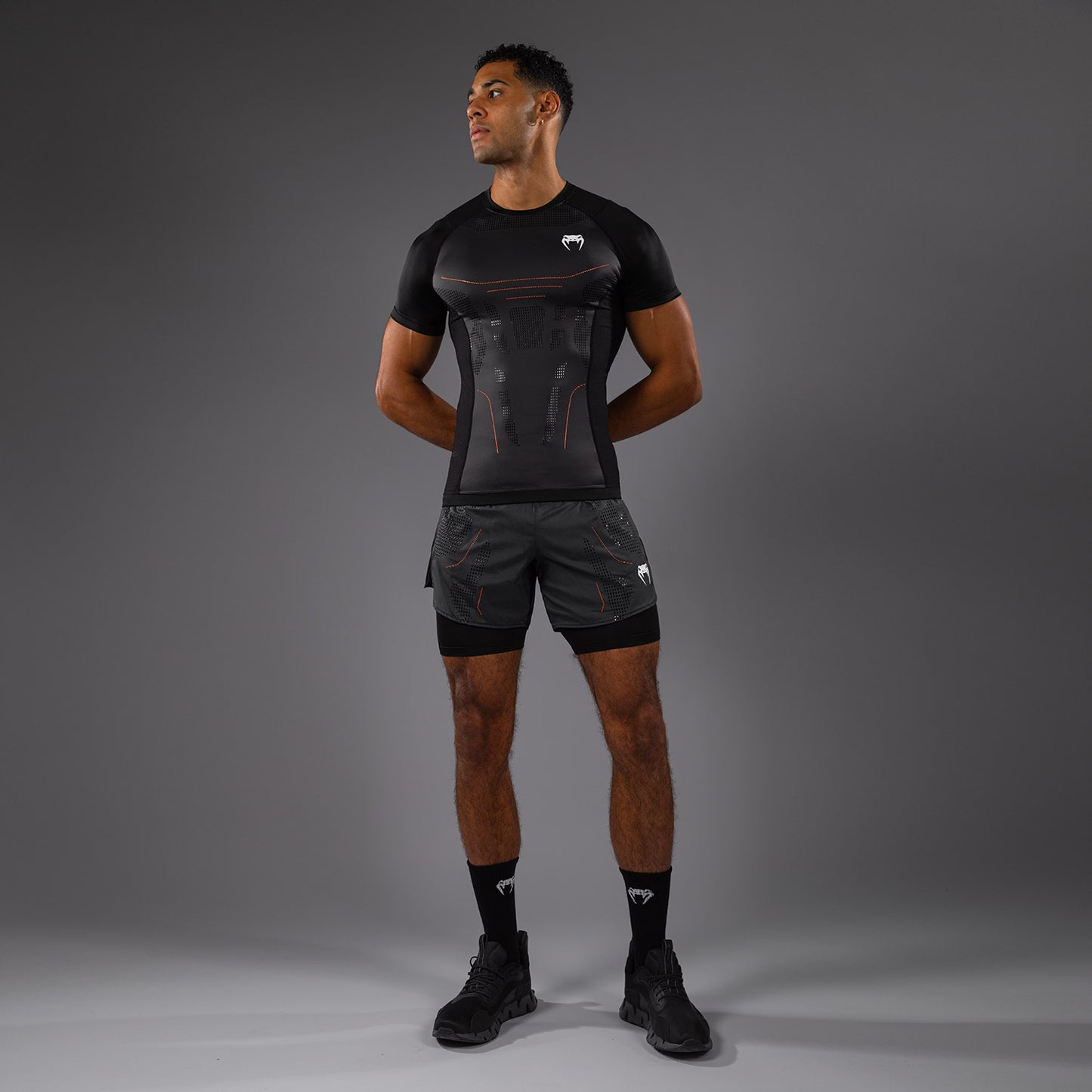 Venum Technical 3.0 Short Sleeve Rashguard - Graphite