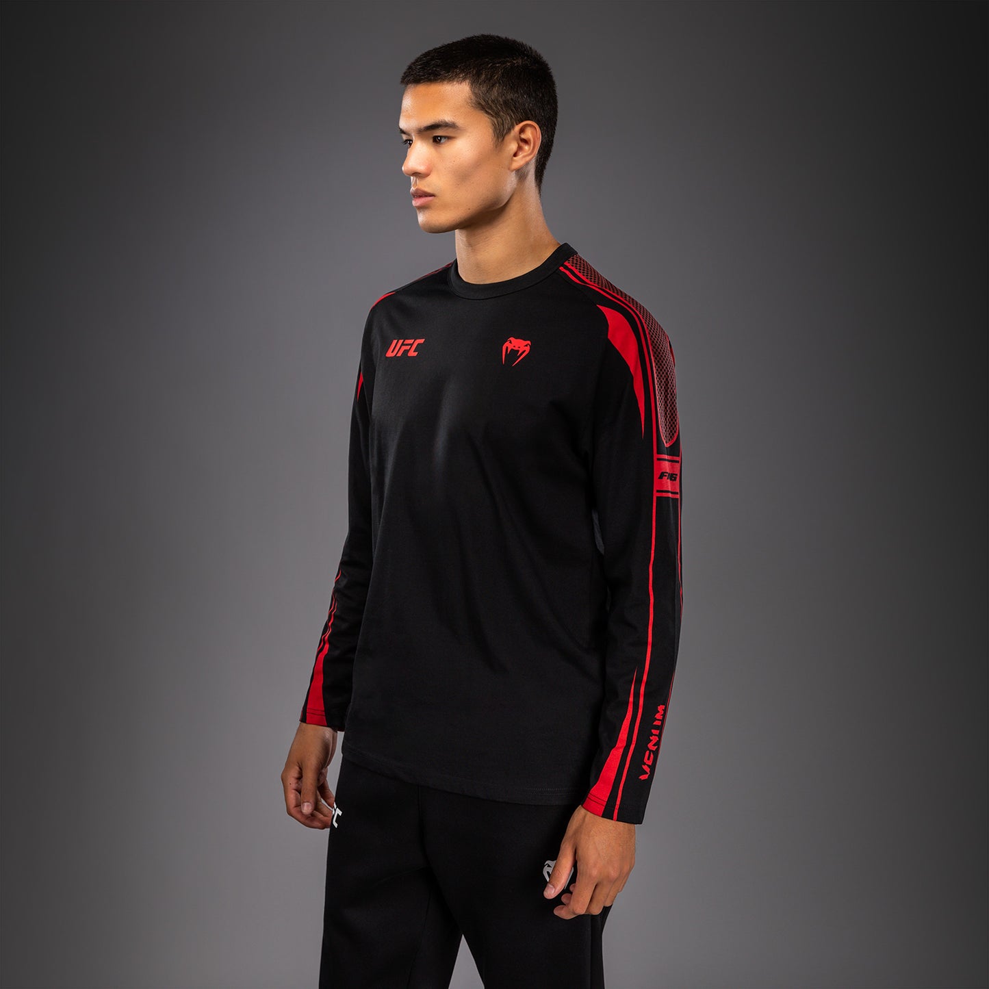 Venum UFC Unity by Venum Authentic Fight Week Men's Long Sleeve T-Shirt - Black