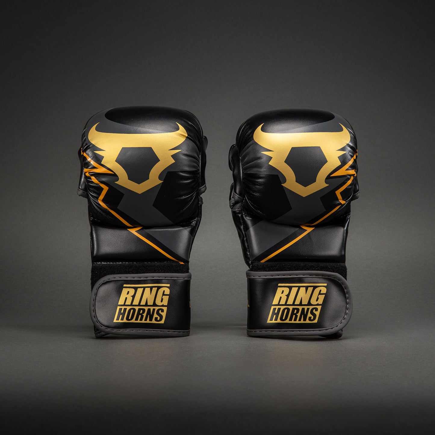Ringhorns Charger by Venum MMA Sparring Gloves - Black/Gold