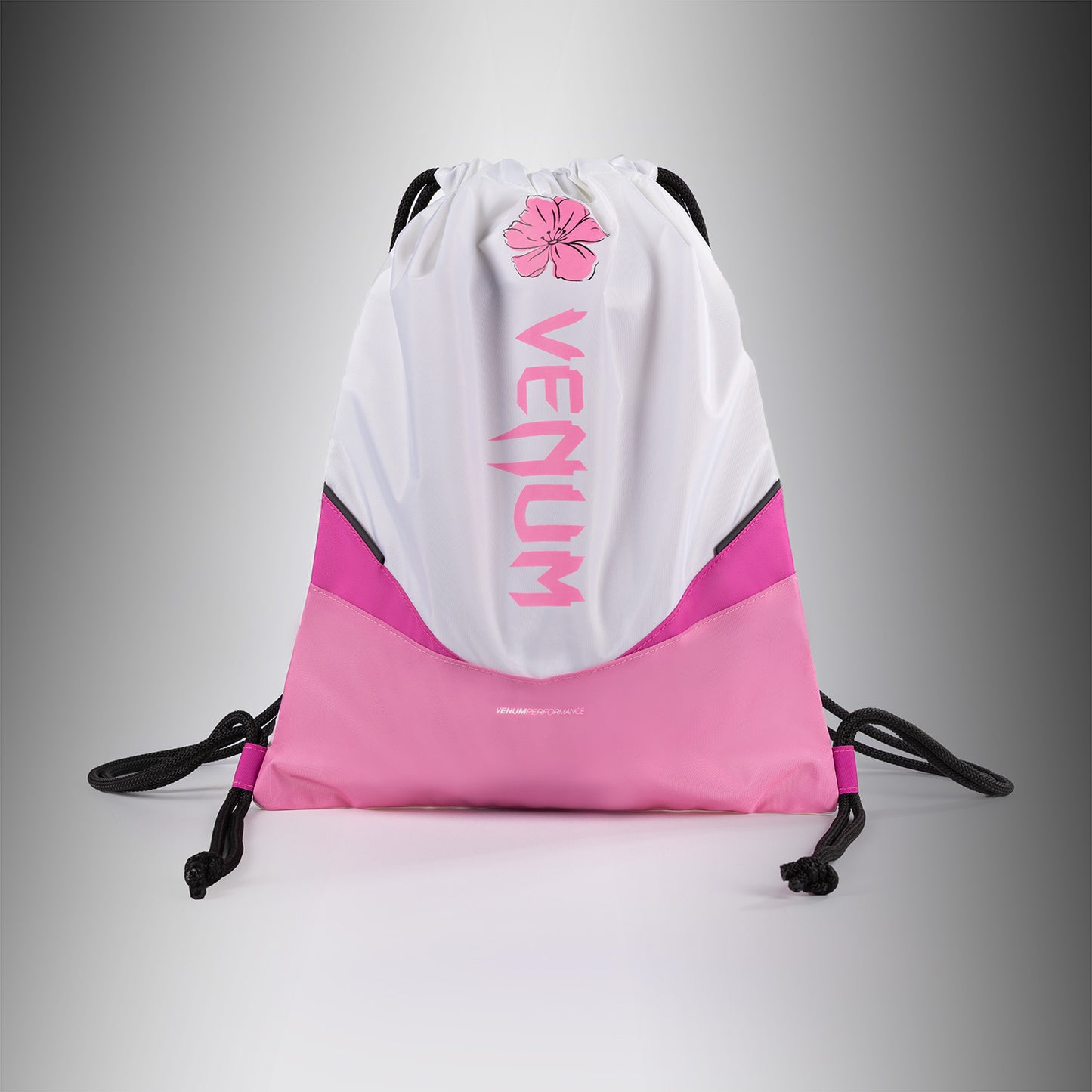 Venum Evo 2 Flower Drawstring Bag - White/ Candy Pink