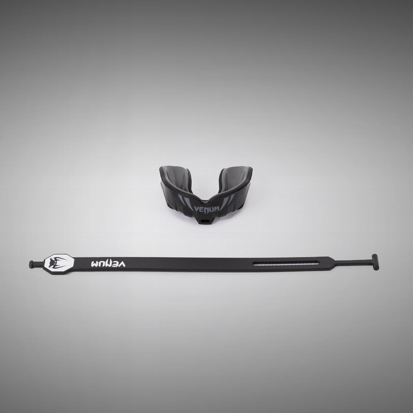 Venum Challenger Kids Mouthguard Strap/Straples - Black/Grey