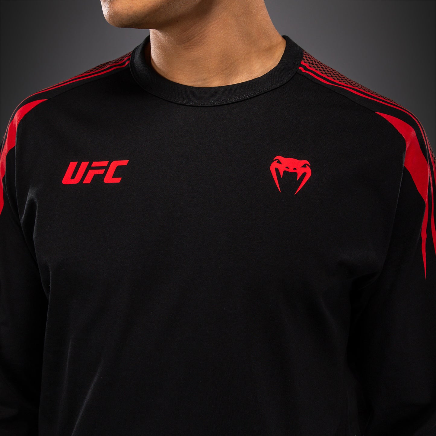 Venum UFC Unity by Venum Authentic Fight Week Men's Long Sleeve T-Shirt - Black