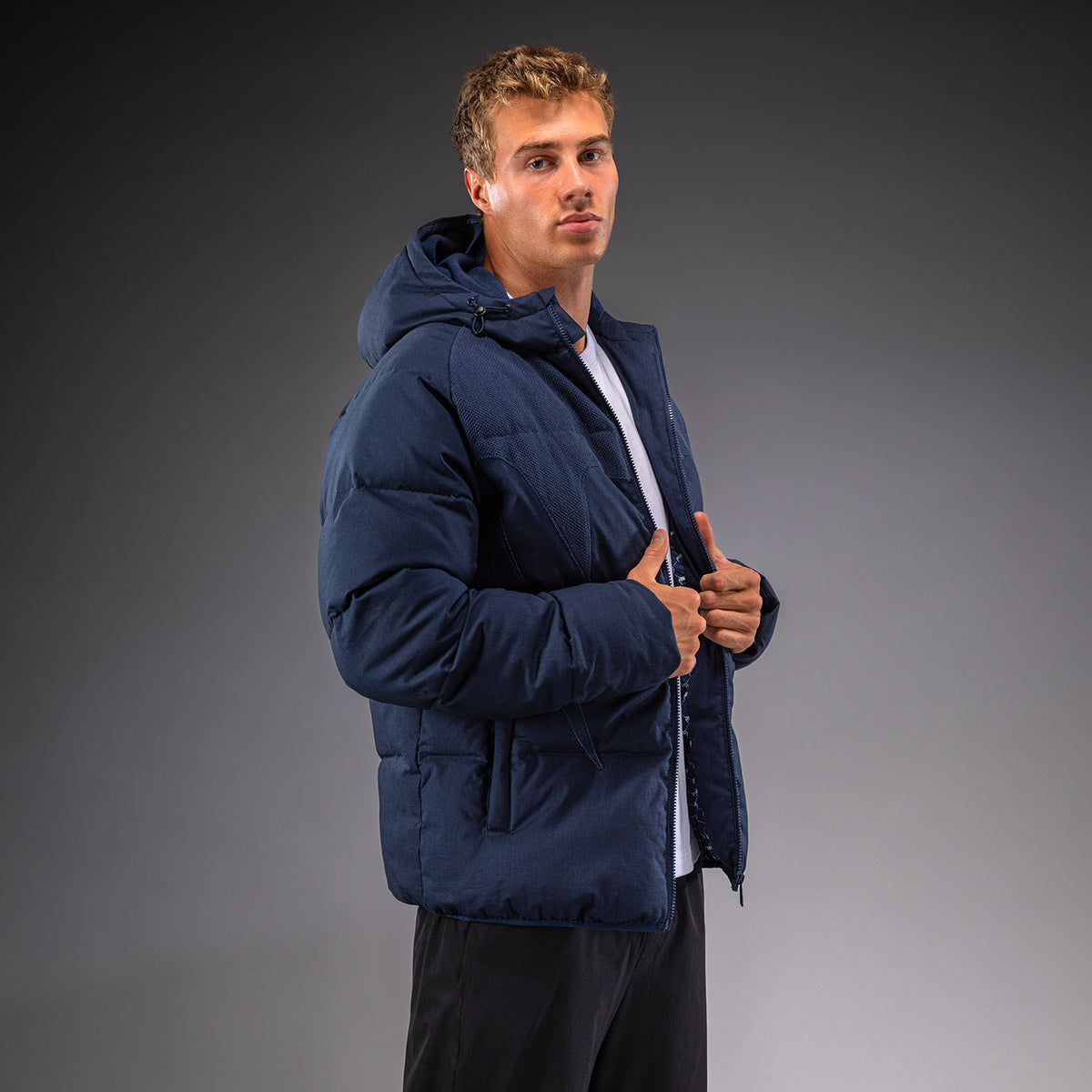 Venum Attack Urban Gi Down Jacket - Navy Blue
