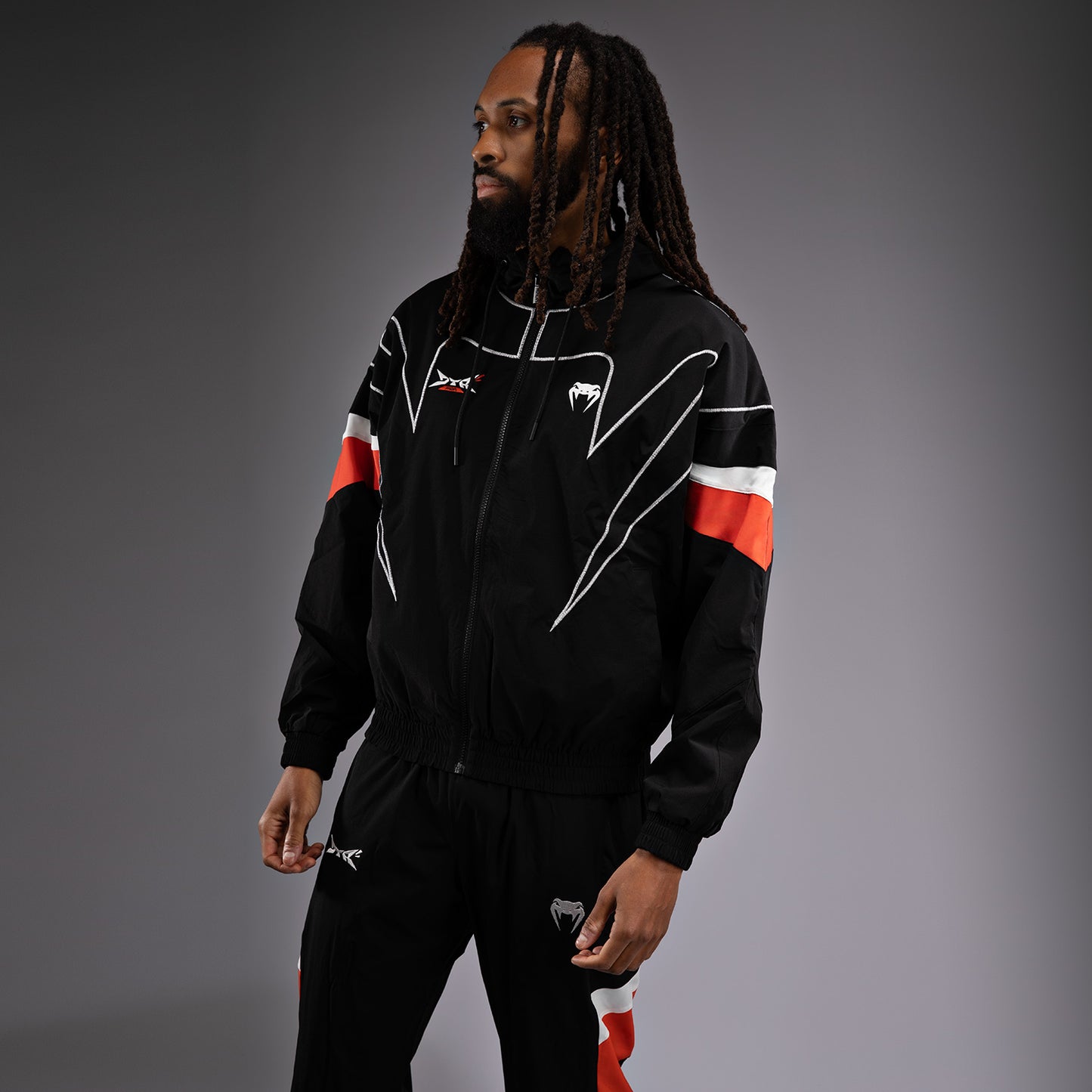 Venum x DTR Fight Attack 90 Tracksuit Jacket - Black/Orange