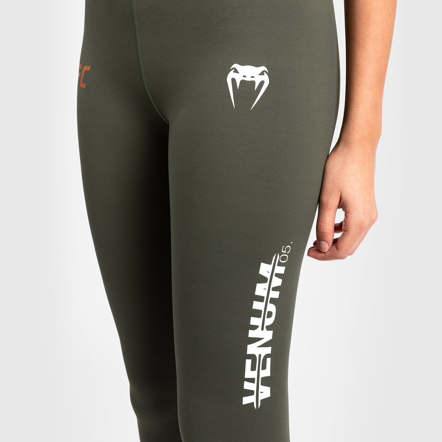 UFC Adrenaline by Venum Fight Week  Women’s Performance Tight - Khaki/Bronze