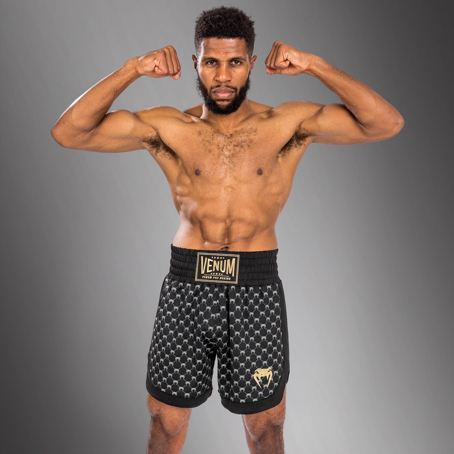 Venum Monogram Boxing Short - Black