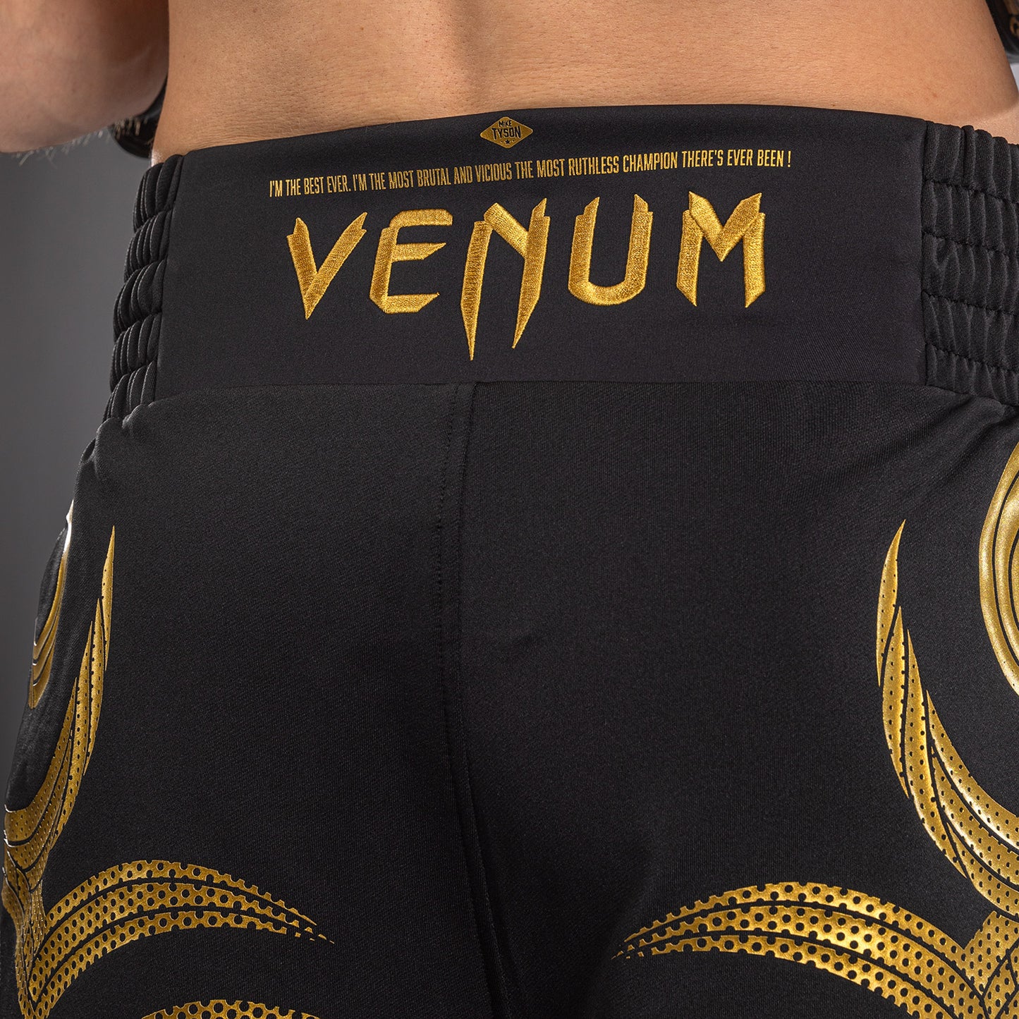 Venum x Mike Tyson Tiger Boxing Shorts - Black/Gold