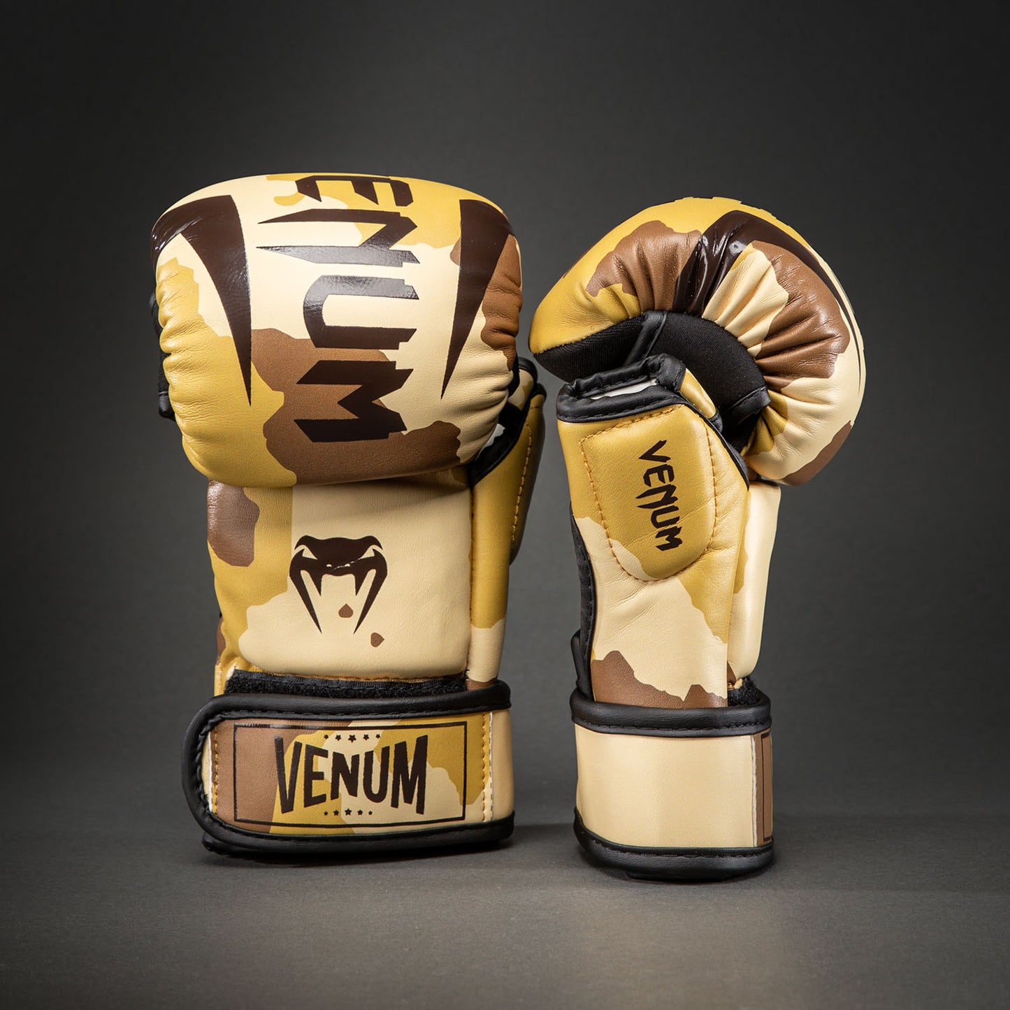Venum Elite Camo Sparring Gloves - Light Beige/Brown