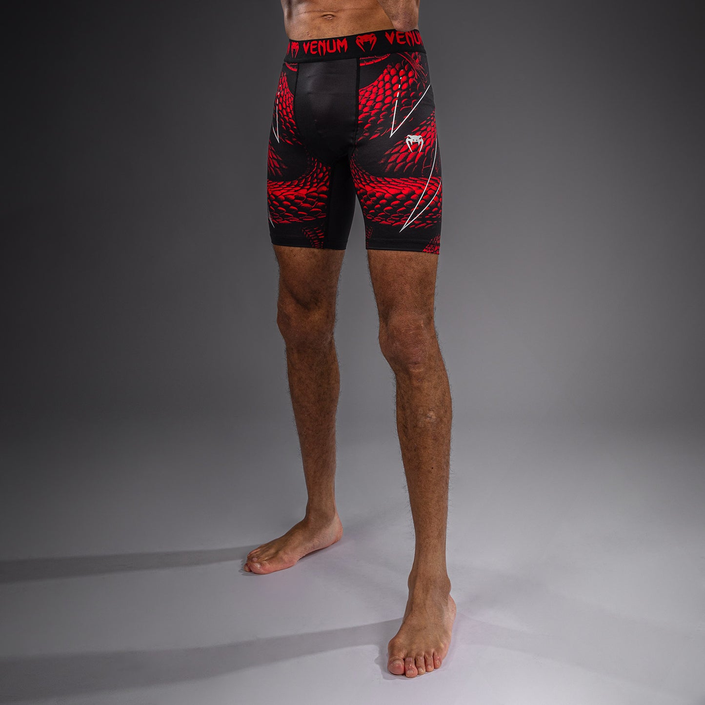 Venum Matupa Vale Tudo Shorts - Black/Red/Silver