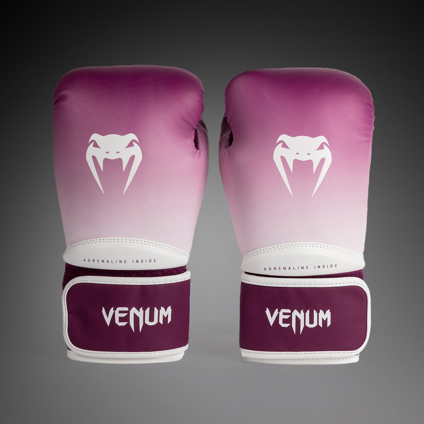 Venum Iris Boxing Gloves - Plum/white