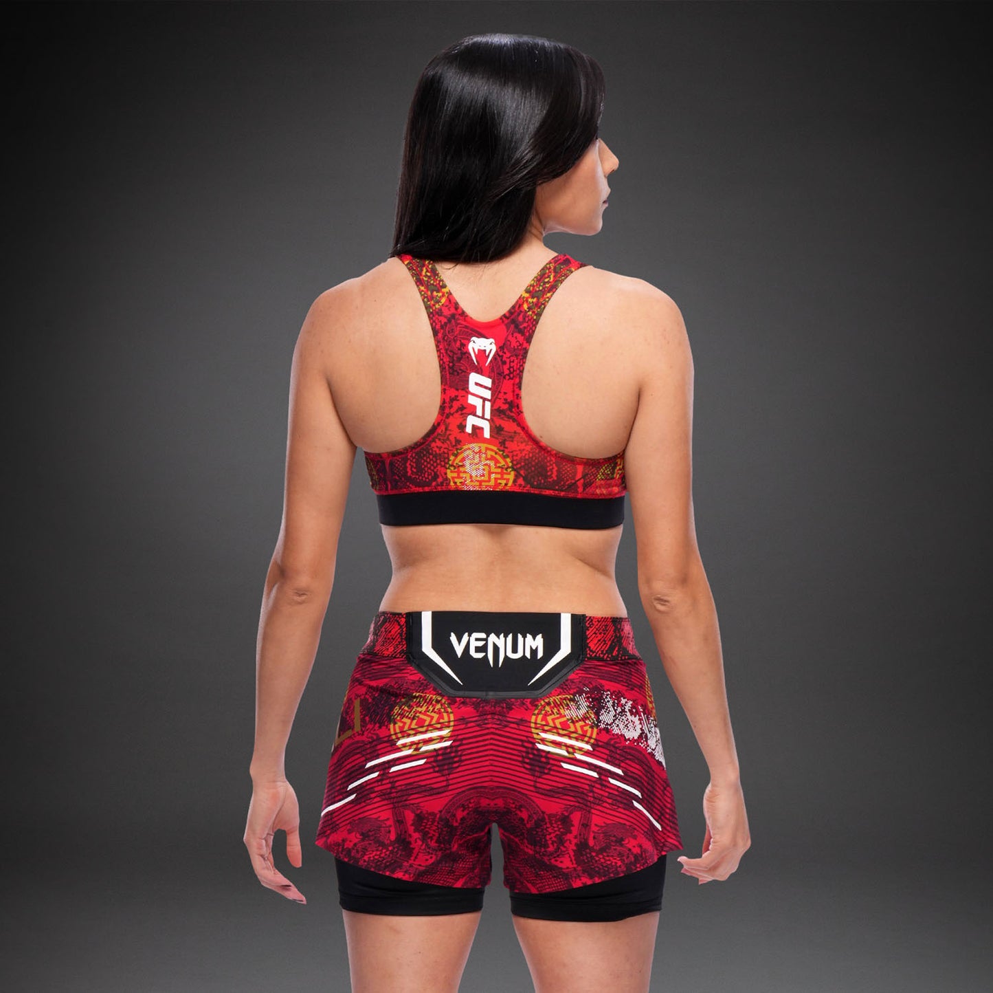 Women's UFC Unrivaled by Venum Red Zhang Weili Sports Bra