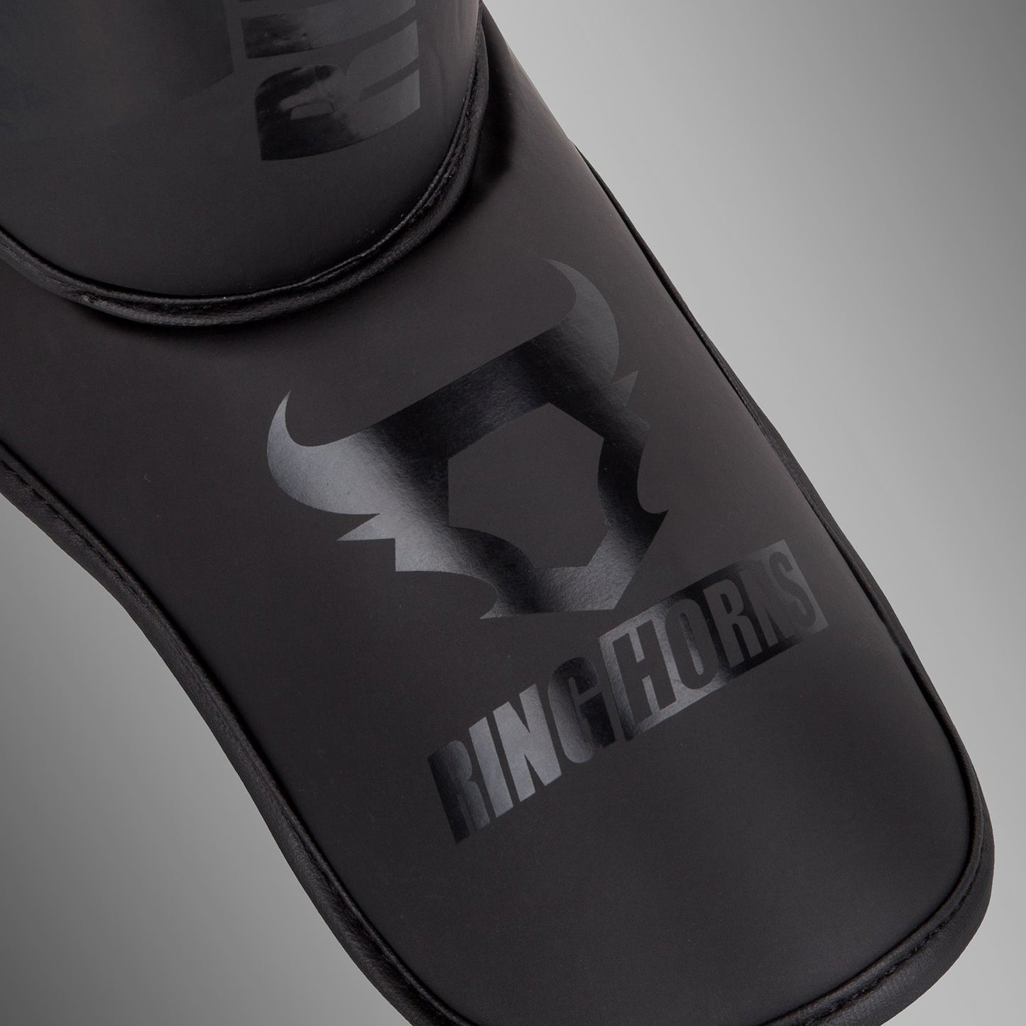 Ringhorns Charger by Venum Shin Guards Insteps - Black/Black